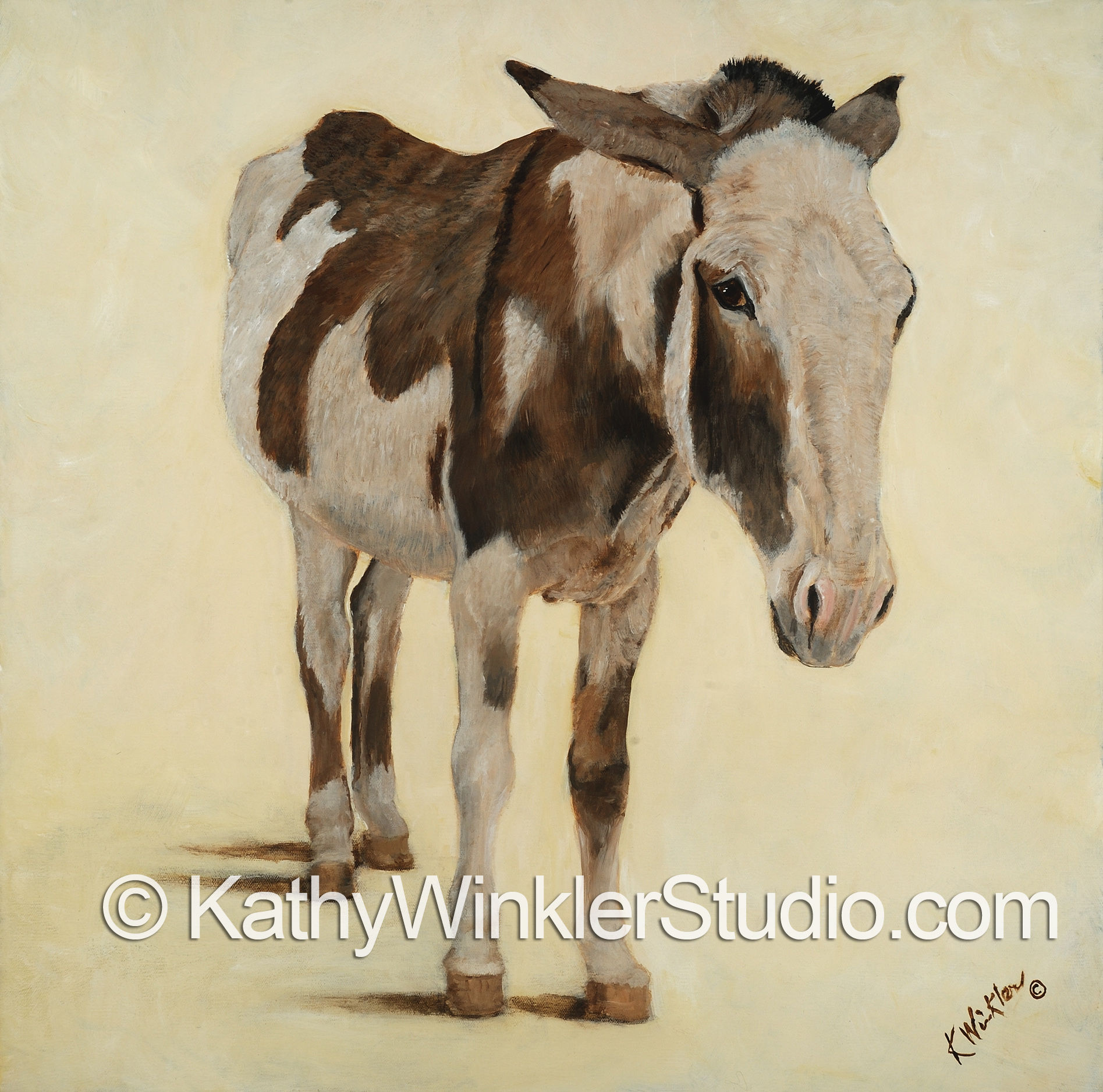 "Mammoth Donkey" Donkey, Giclée