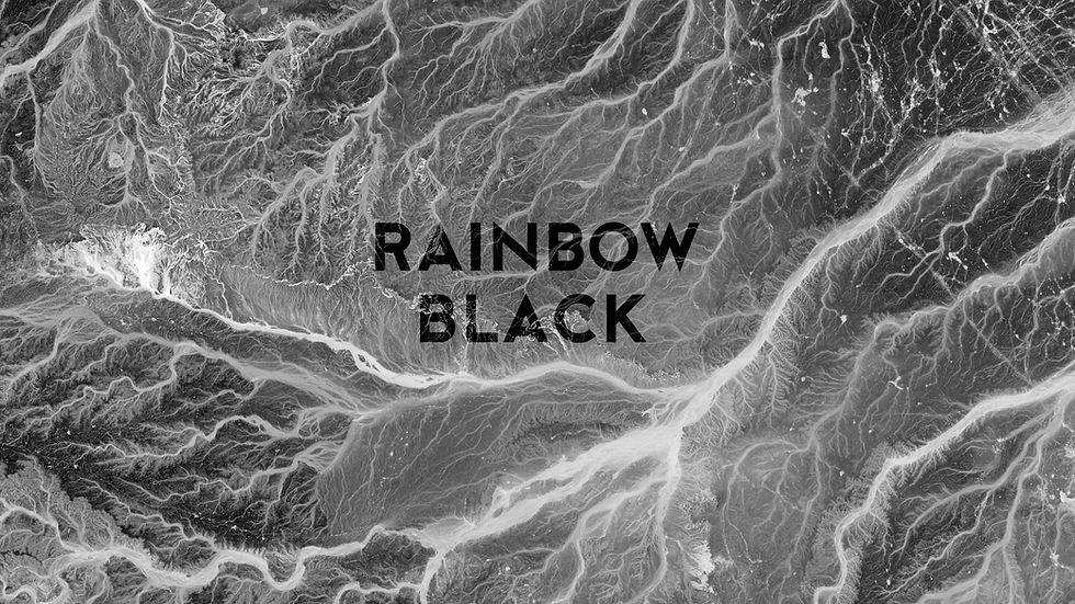 RAINBOW BLACK - Eroded