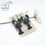 Miniature : Boucles d'oreilles Homards en cuir recyclé faites par l'Atelier des Ombelles