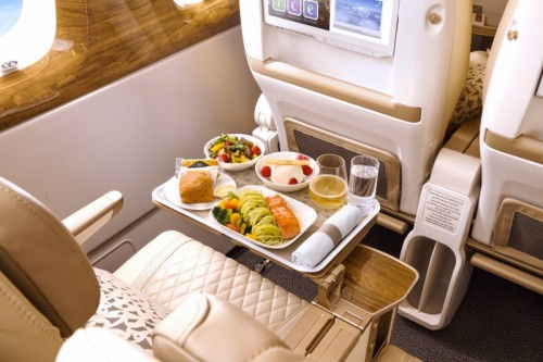 Emirates Premium Economy Food