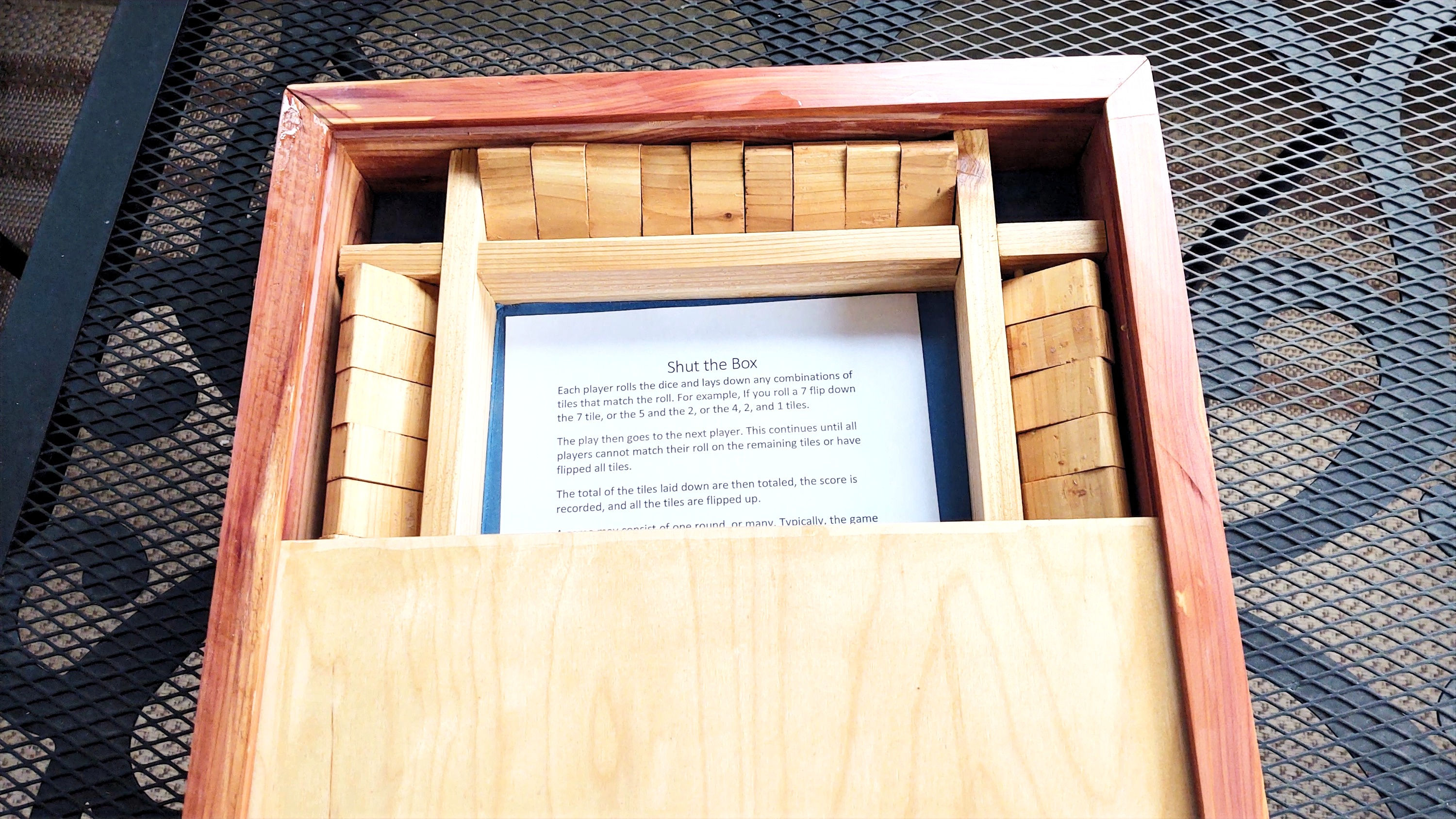 4 Person Shut the Box