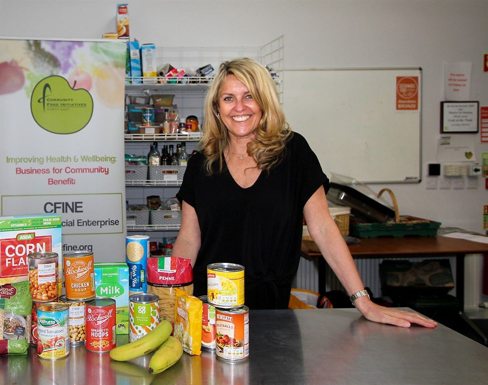 Aberdeen Foodbank CFINE raises more than £11 000 during #ChallengePoverty week