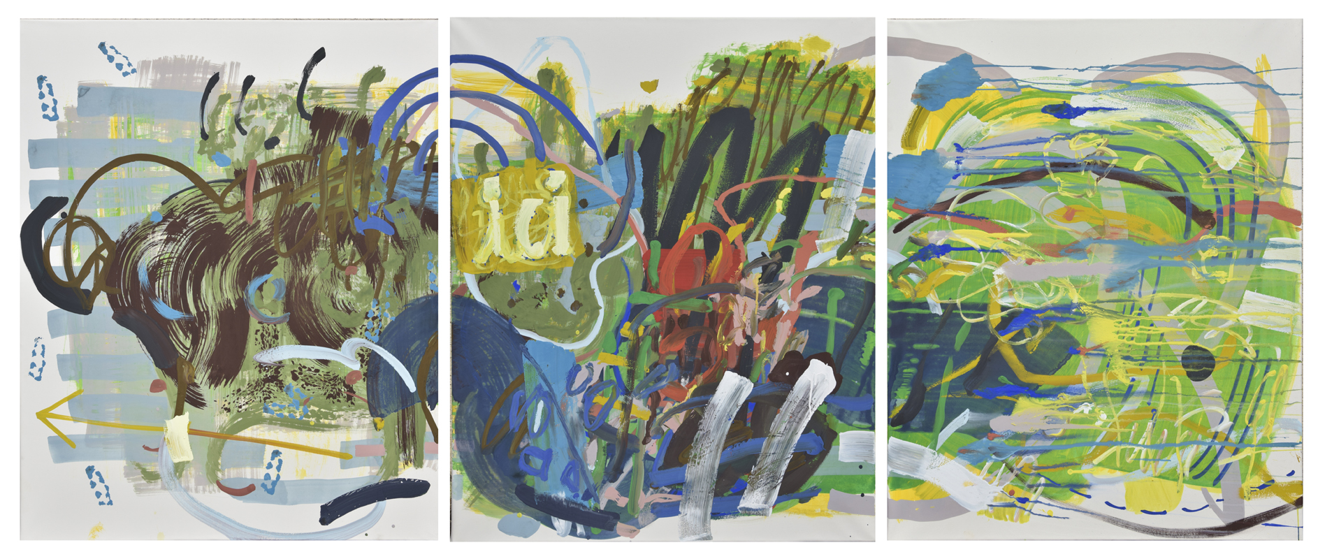Ici TRIPTYQUE 100x245 cm -