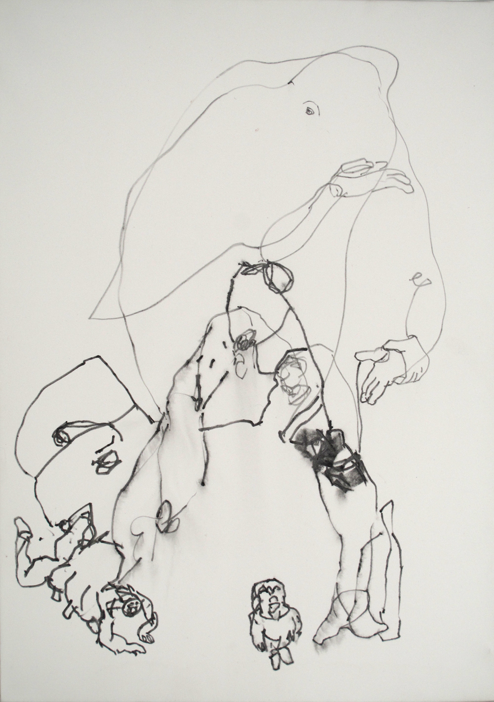 Au lendemain d'une tuerie1 (46x33 cm)