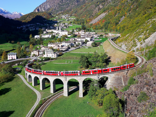 A train in Switzerland