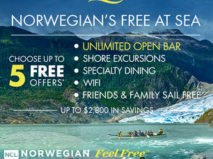5 Fantastic Free Offers with Norwegian Cruise Line