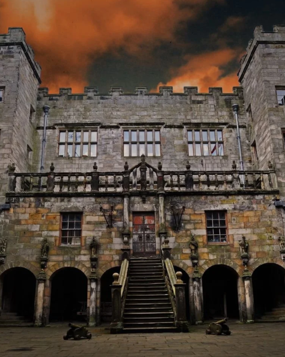 Chillingham Castle in Northumberland, England