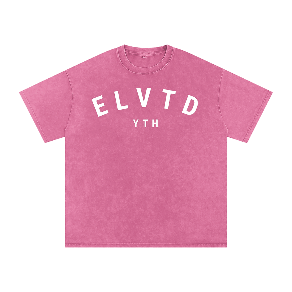 Thumbnail: ELVTD YTH | John 10:10 Acid Wash Oversize T-Shirt, Adult Sizes