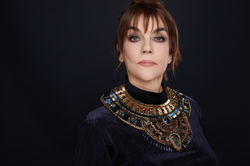 Portrait of Seay with a necklace