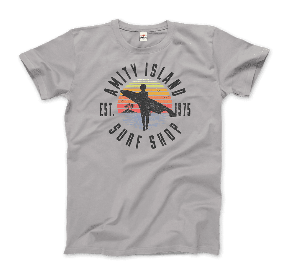 Miniaturbild: Amity Island Surf Shop, Jaws T-Shirt