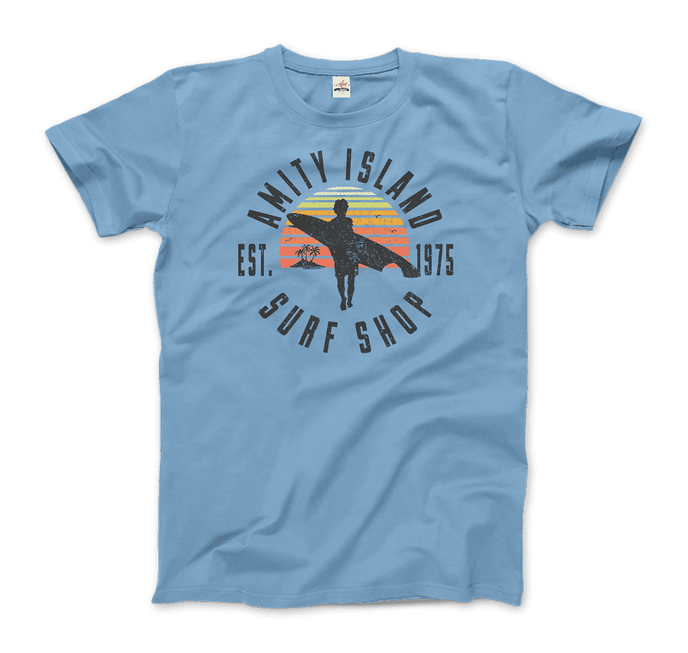 Miniaturbild: Amity Island Surf Shop, Jaws T-Shirt