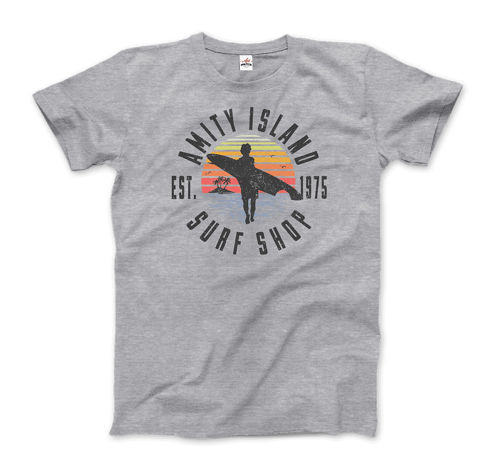 Miniaturbild: Amity Island Surf Shop, Jaws T-Shirt