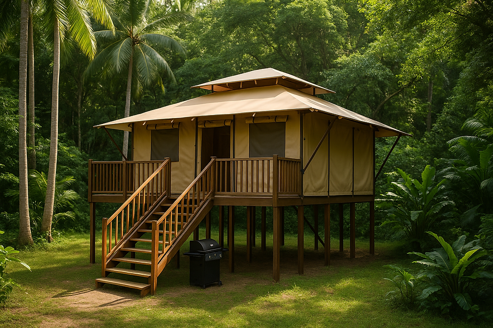 Canvas Lodge Outside