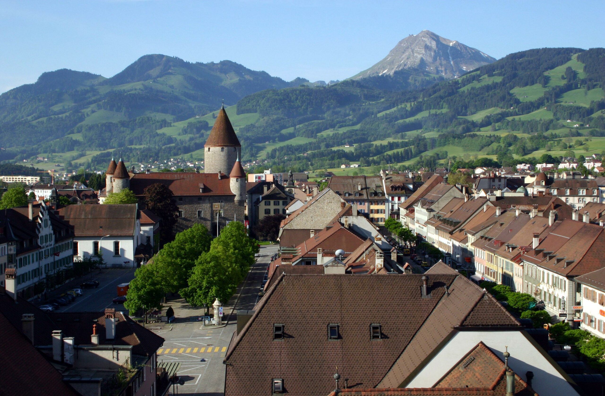 Picture showing city location of smartiz client in Bulle, Fribourg, Switzerland