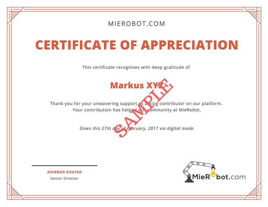 sample certificate of appreciation for guest speaker