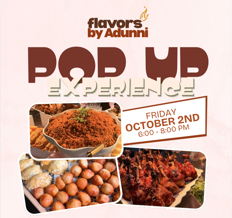The Flavors by Adunni PopUp Is Back: Nigerian Street Food Favorites & More in Laurel