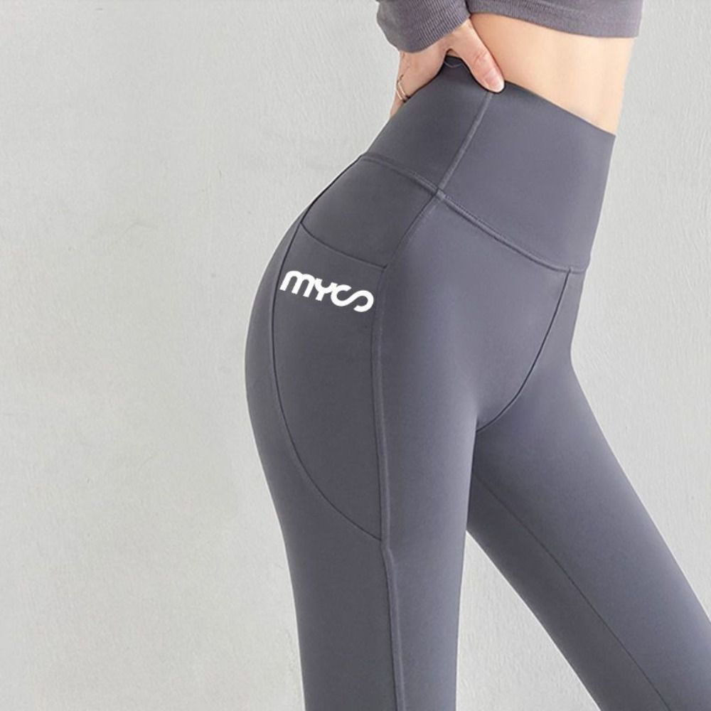 Legging seamless com bolso feminina, macia para treino e uso diário