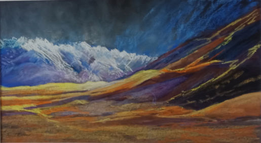 Colours Of The South acrylic painting art new zealand artist Joan O'Connor Gestro