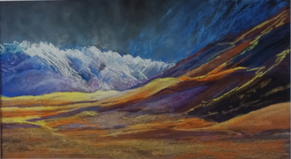 Colours Of The South acrylic painting art new zealand artist Joan O'Connor Gestro