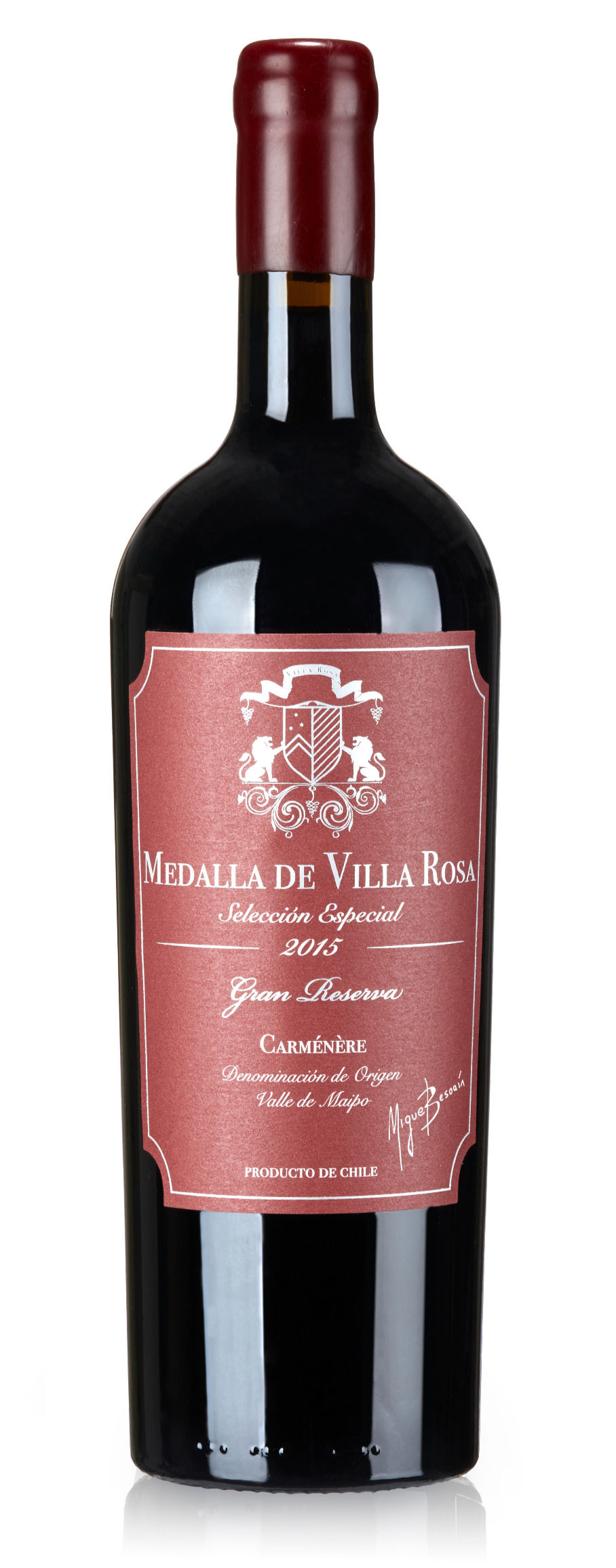 Thumbnail: Medalla de Villa Rosa Gran Reserva Carménère