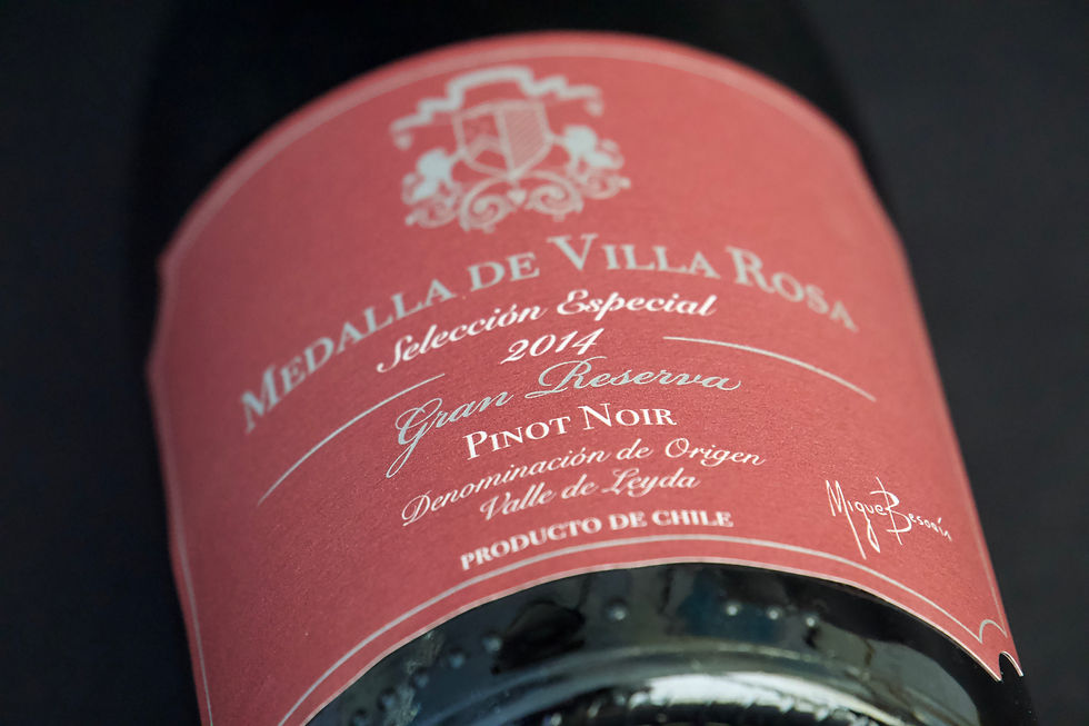 Thumbnail: Medalla de Villa Rosa Gran Reserva Pinot Noir