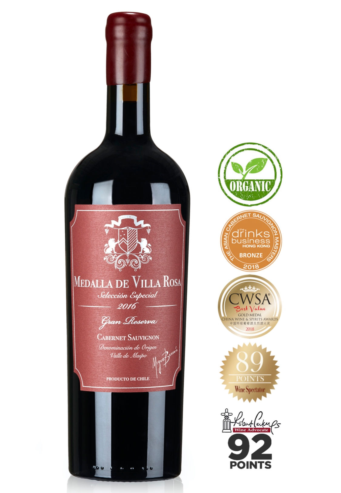 Medalla de Villa Rosa Gran Reserva Cabernet Sauvignon