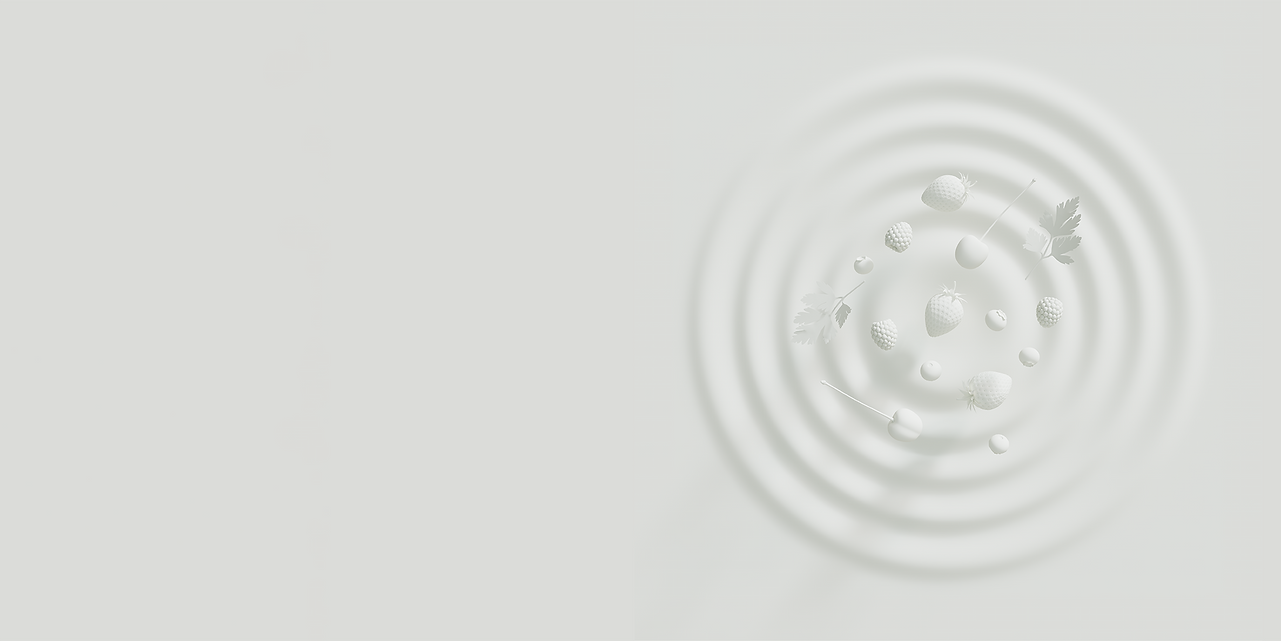 Liva ripples with fruits illustration