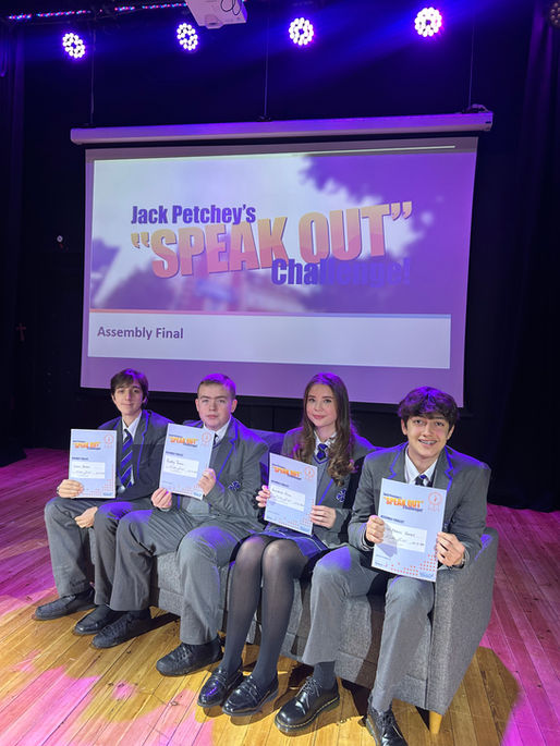 Year 10 Students Shine in the Jack Petchey "Speak Out" Challenge – Second-Round Assembly Final!