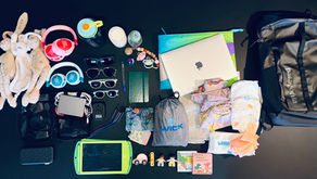 Handbagage voor wereldreis 