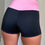Miniatura: Short Moon Preto com Rosa chiclete 