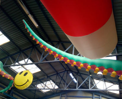 pill, pill inflatable,  giant pill, inflatable cotcut, cotcut design, giant art inflatables, inflatables, giant art sculptures, ben georges, cotcut