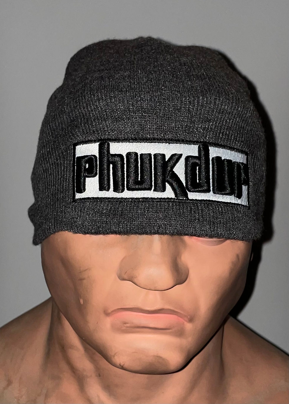 Thumbnail: Dark Grey/Black/White Beanie
