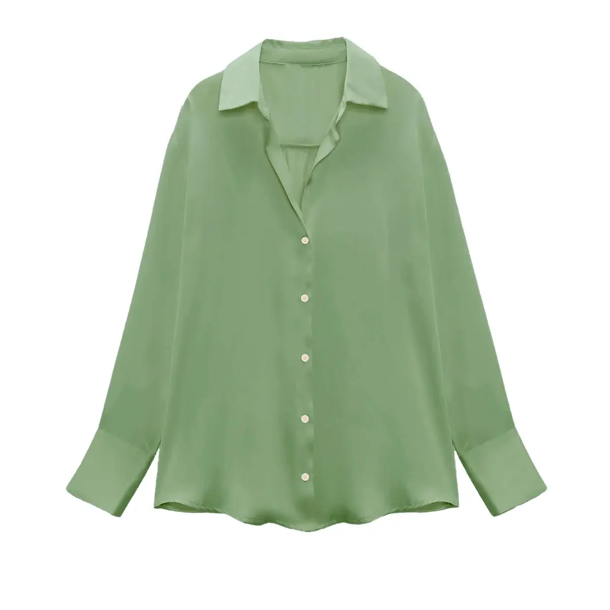 High Quality Women Office Blouse Chic Elegant Striped Casual Single Breasted Shi