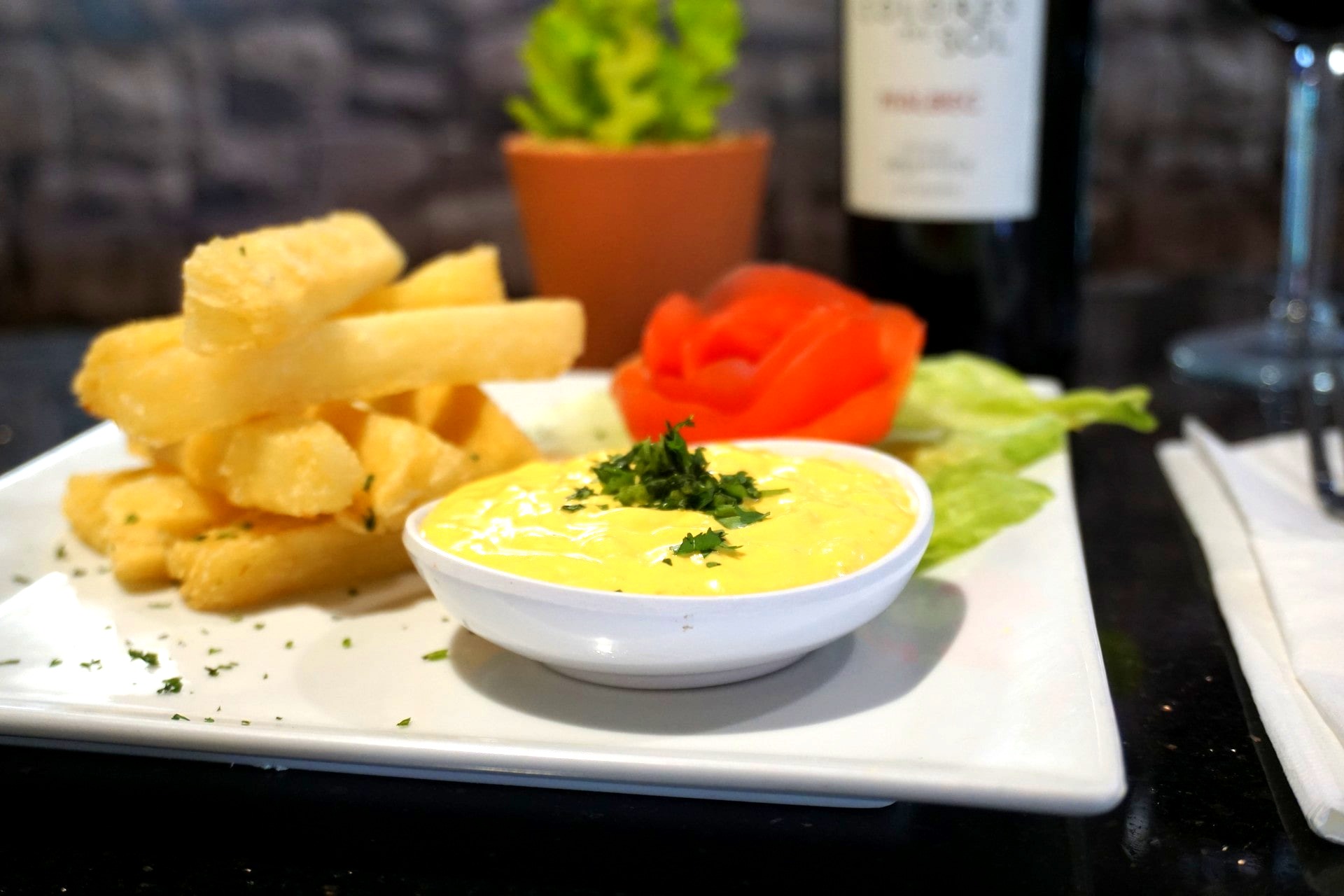 Arranged Food and Objects