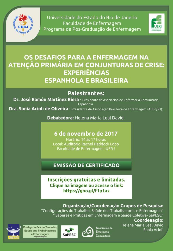 Os desafios para a Enfermagem na Atenção Primária em conjunturas de crise: experiências espanhola e