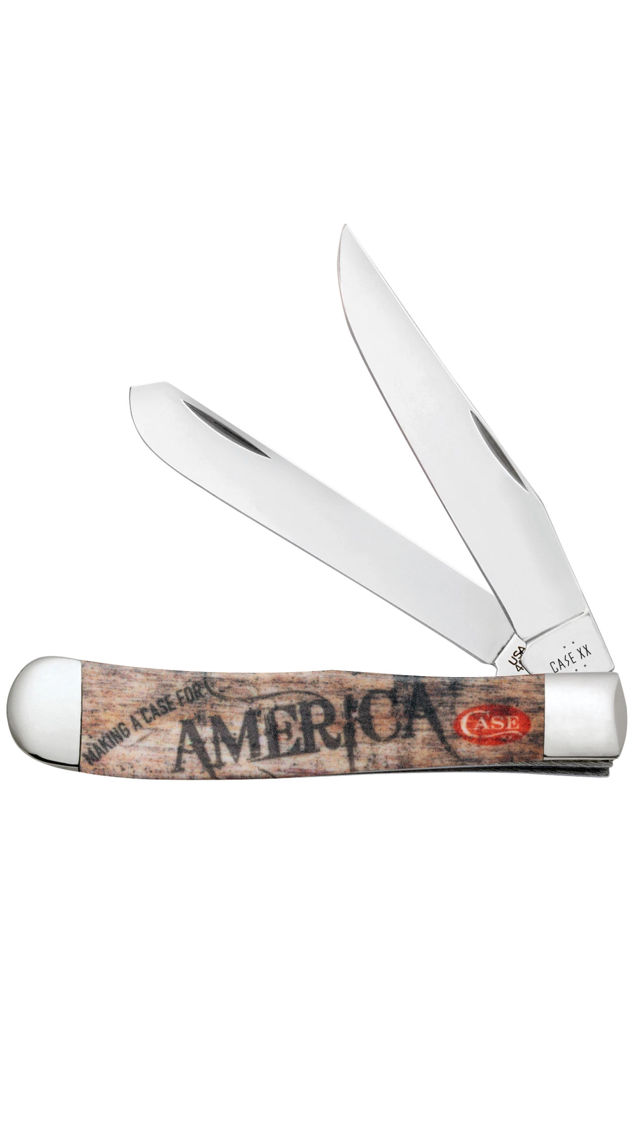 Case xx Knives Trapper Making a Case for America 10846 Pocket Knife Stainless