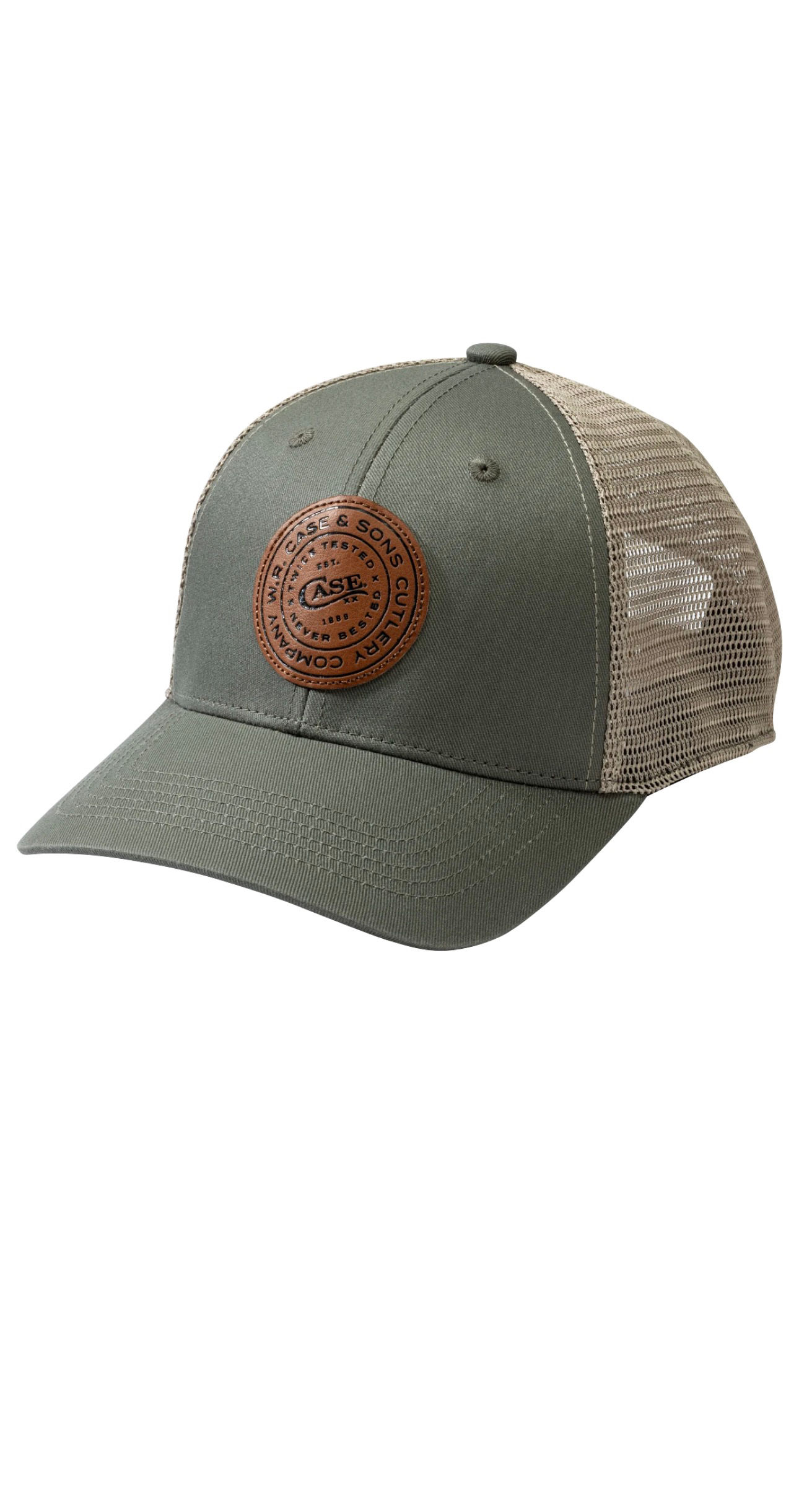 Green/Tan case Patch Hat 