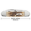 Thumbnail: 263 Case Amber Bone Peach Seed Jig Canoe (62131 CS)