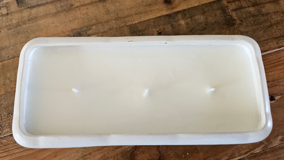 Thumbnail: Ceramic Trough Candle