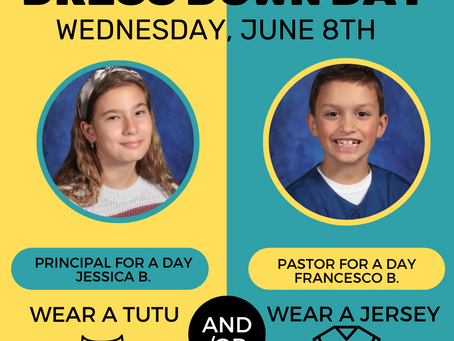 Dress Down Day June 8th