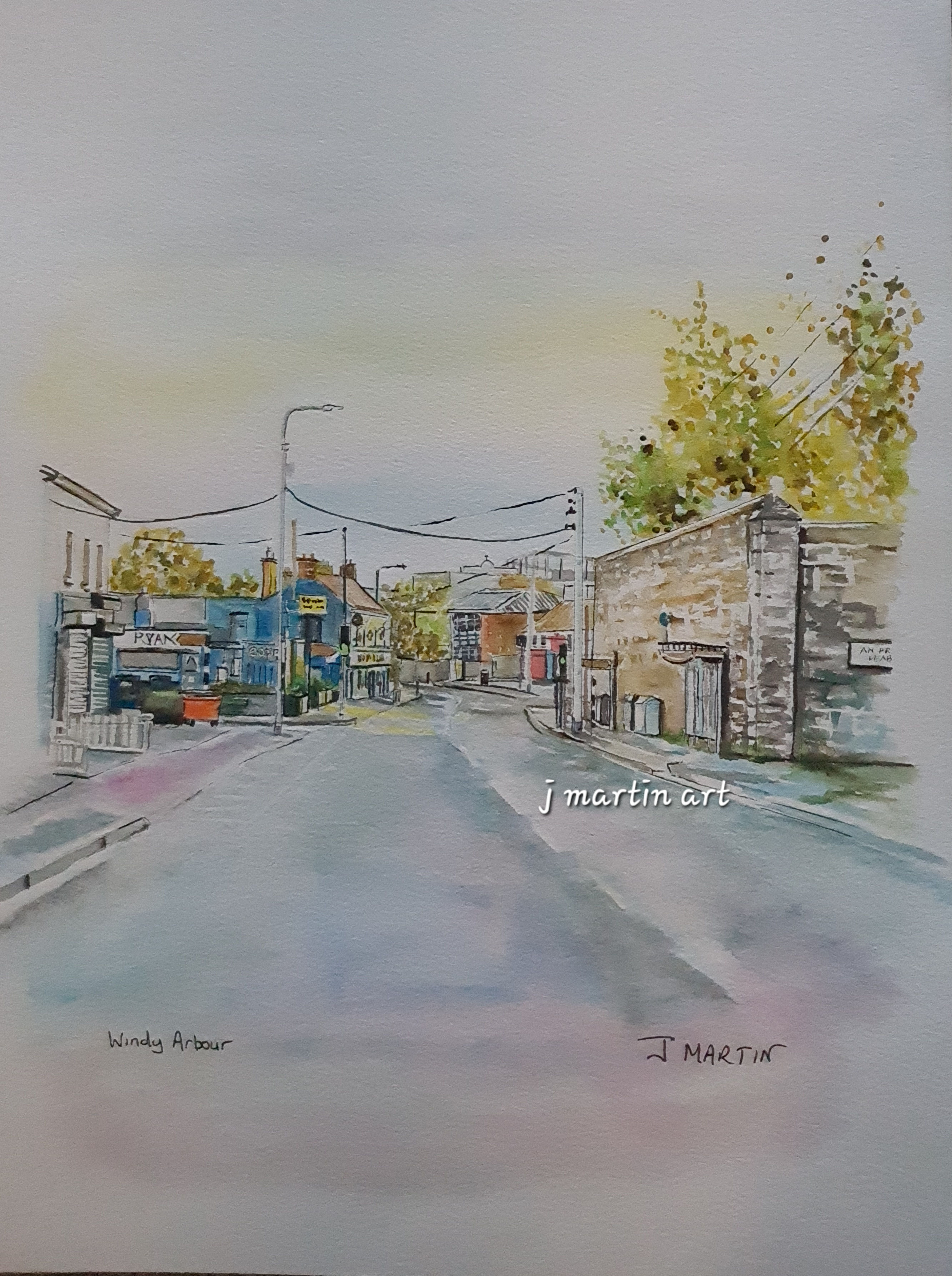 View of Windy Arbour at the Dundrum Road,Mulvey Park, Dublin.