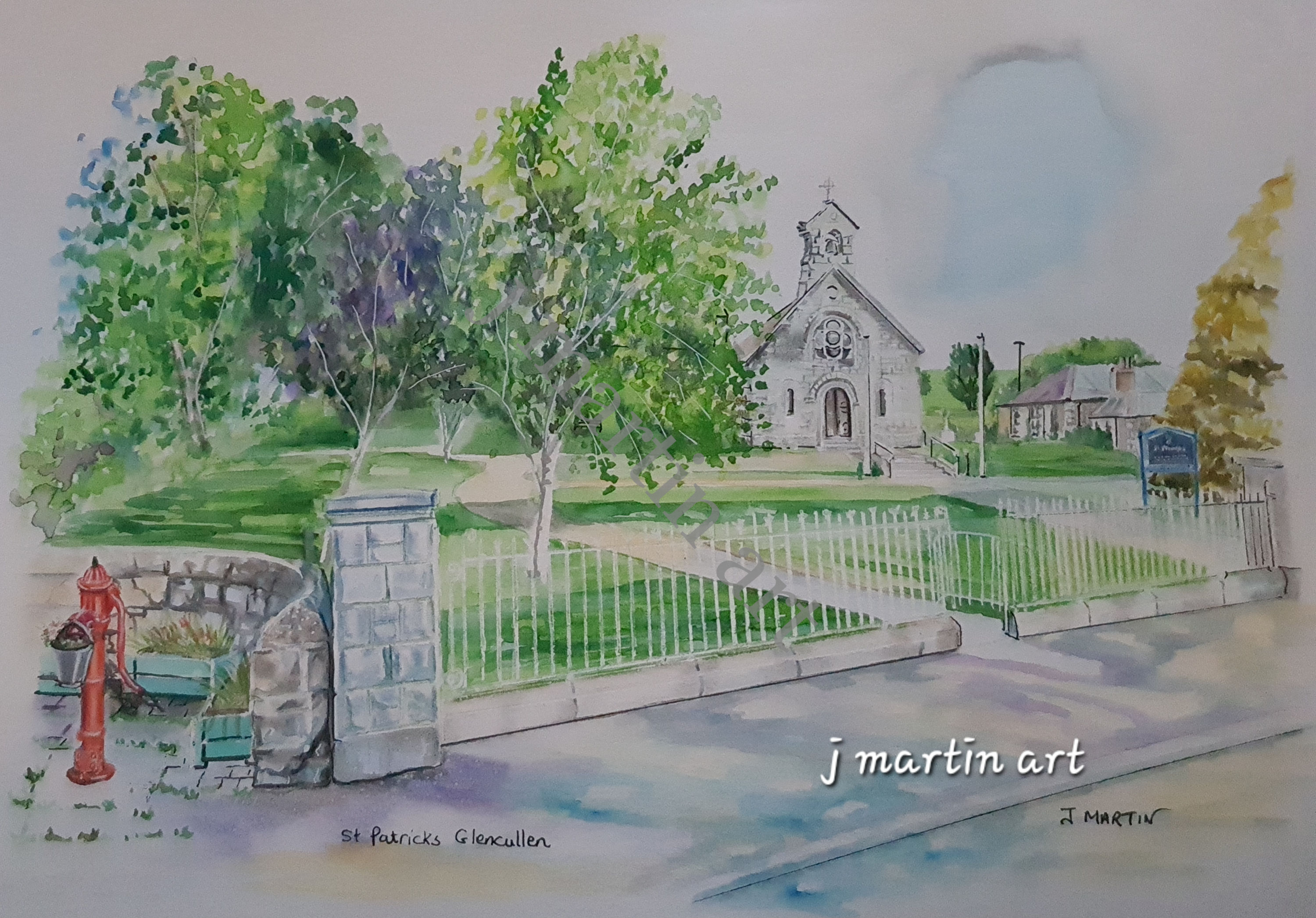St Patricks Church, Glencullen, Co Dublin Prints