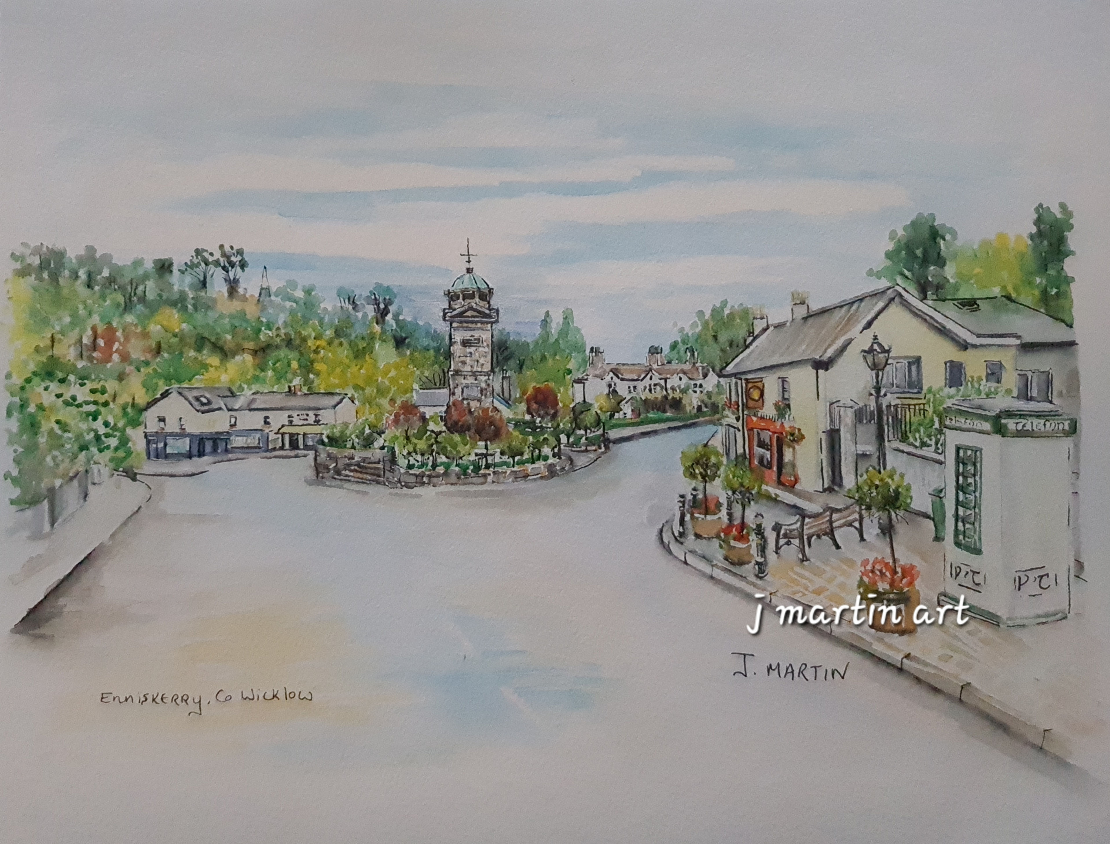 Enniskerry Village, Wicklow. Click in for print options