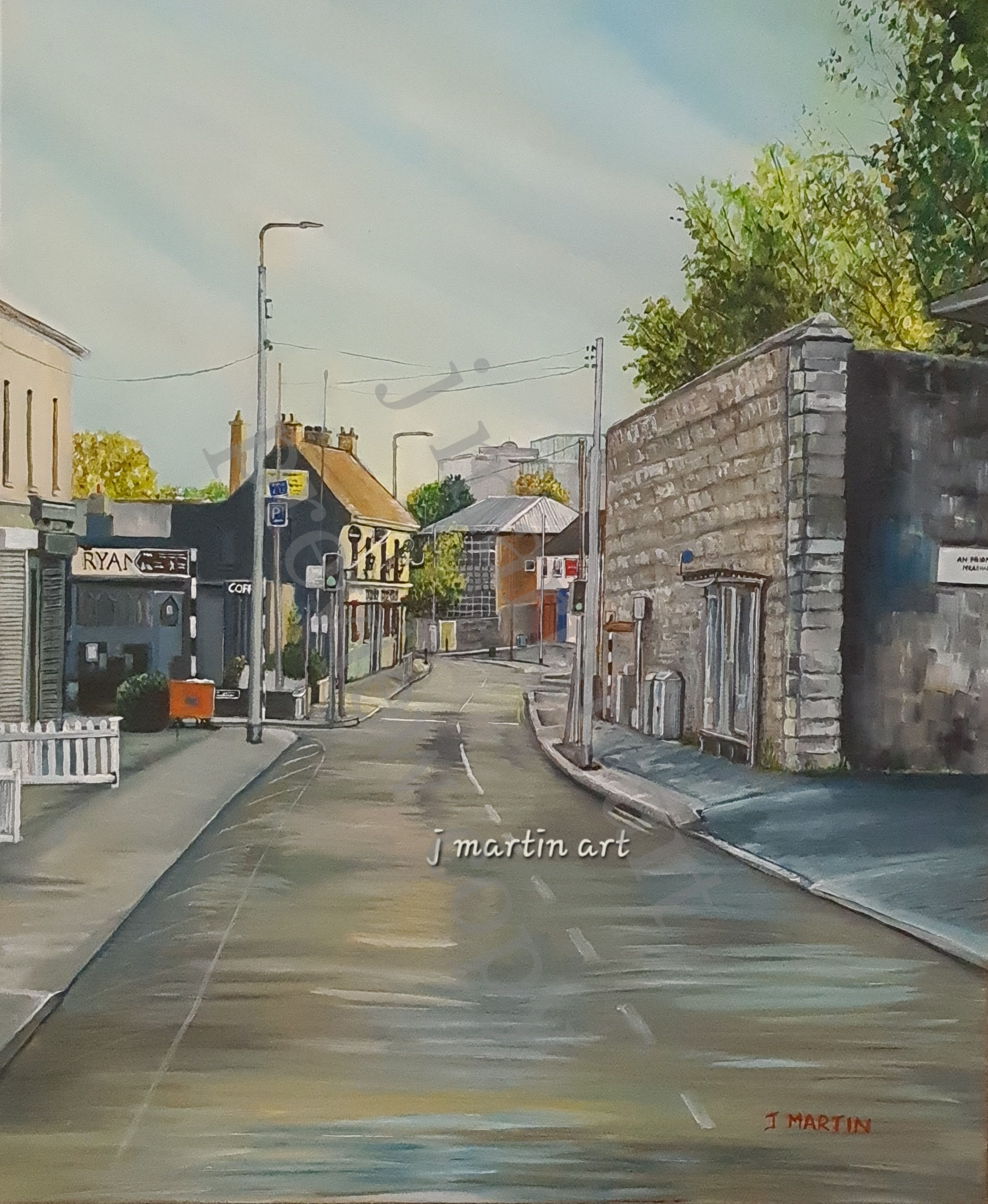View of Windy Arbour from the Dundrum Road, Dublin.
