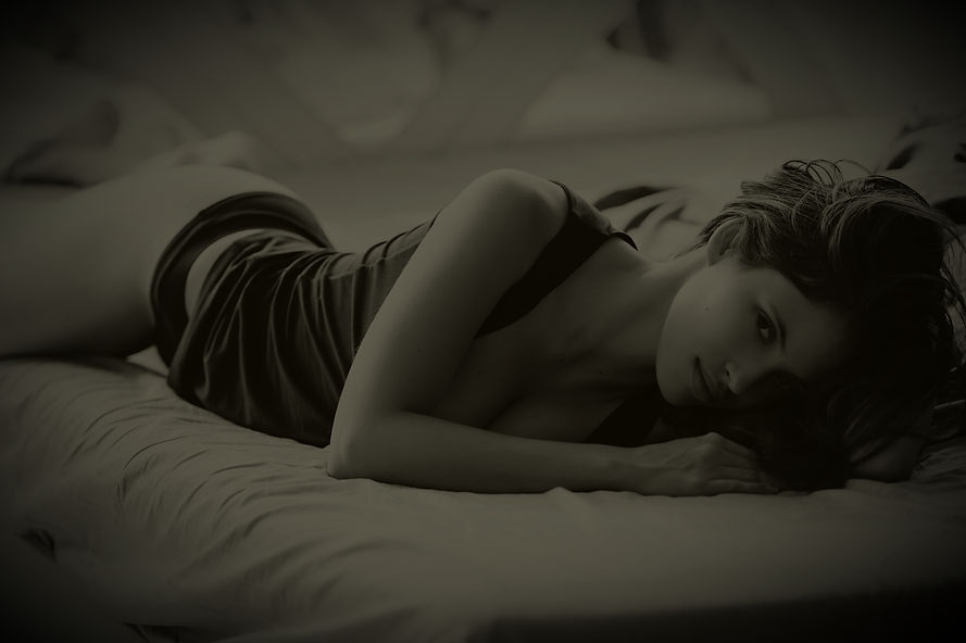 very-sexy-brunette-woman-lying-bed-wearing-black-underwear-erotic-wake-up-monochrome-image