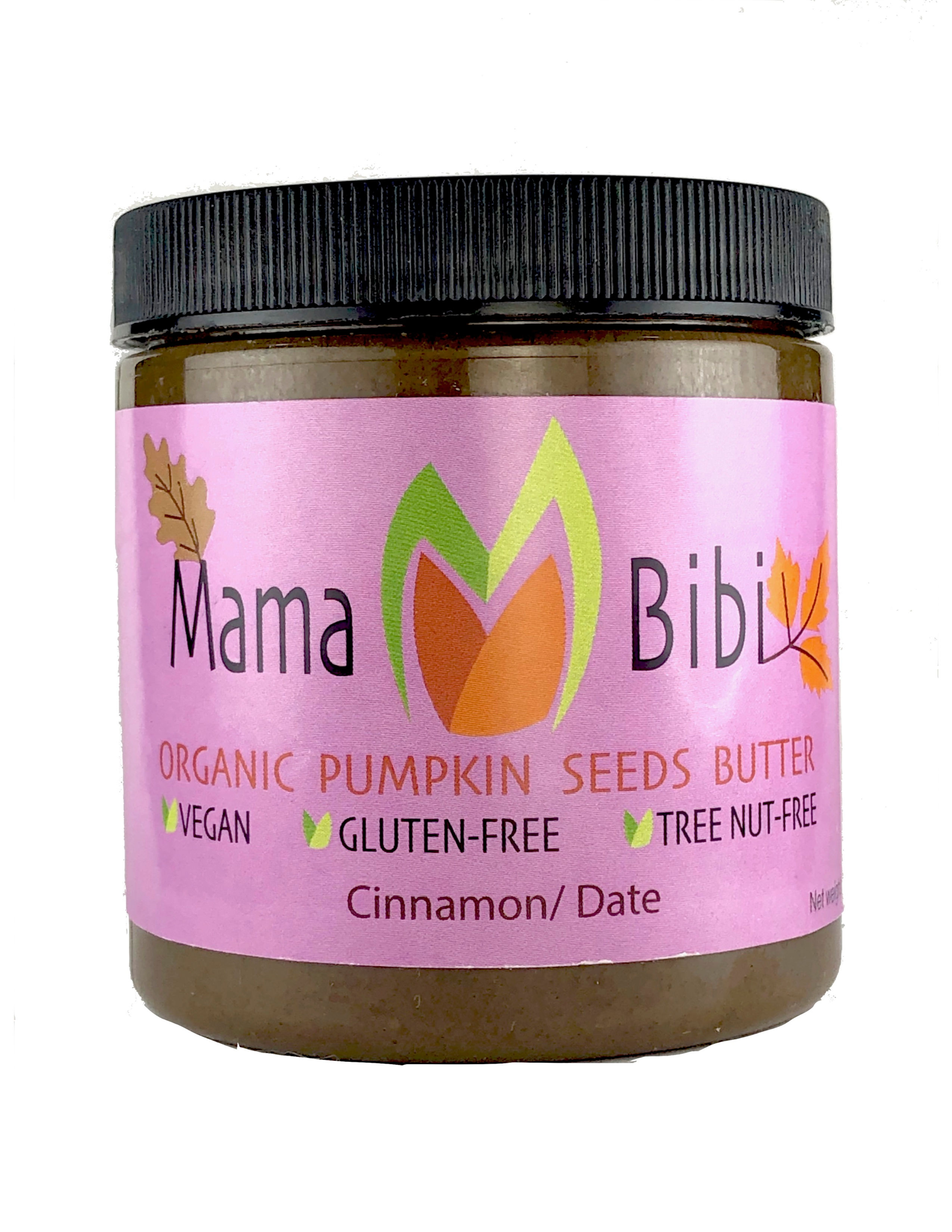 Pumpkin seeds butter with date and cinnamon