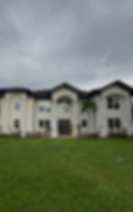 Exterior repaint on Caloosahatchee River home.