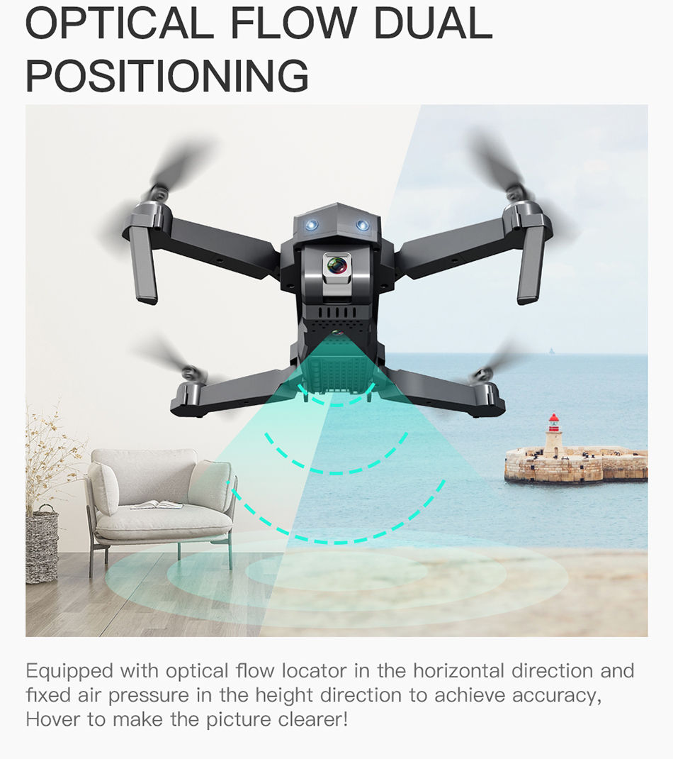 Thumbnail: SG107 Mini 4K HD Foldable Drone with Remote Control