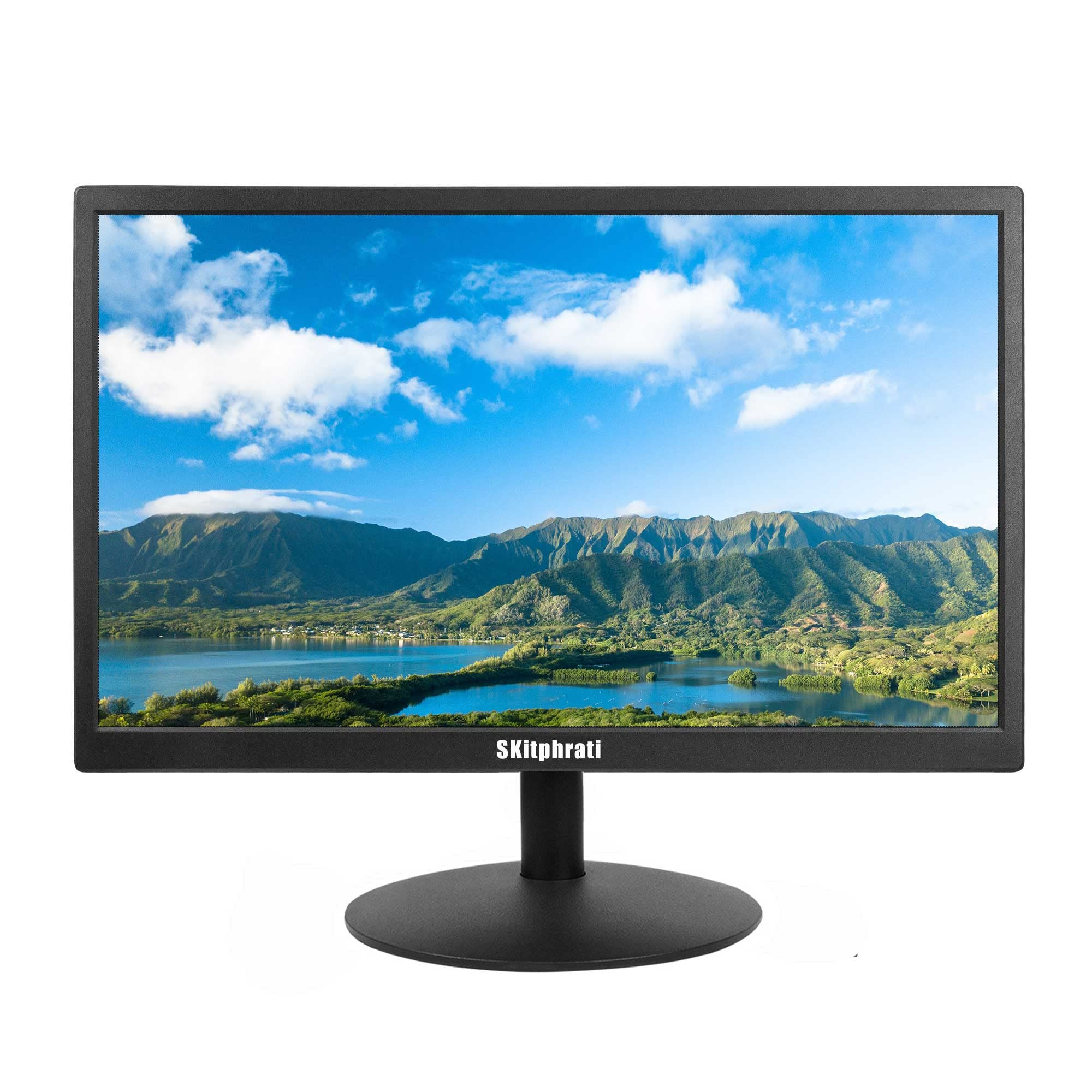 SKitphrati 17 inch PC Monitor LED Monitor 1440x900 75HZ 5Ms 16:10 Viewing Angle