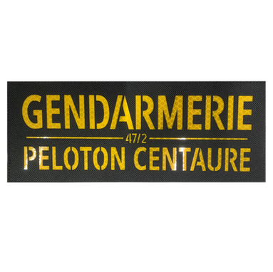 Bande dorsale Laser Cut réfléchissante EGM 47/2 Périgueux pour gilet tactique